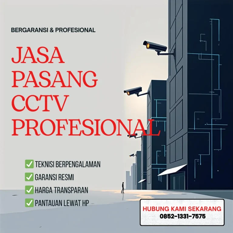 Jasa Pasang CCTV Profesional